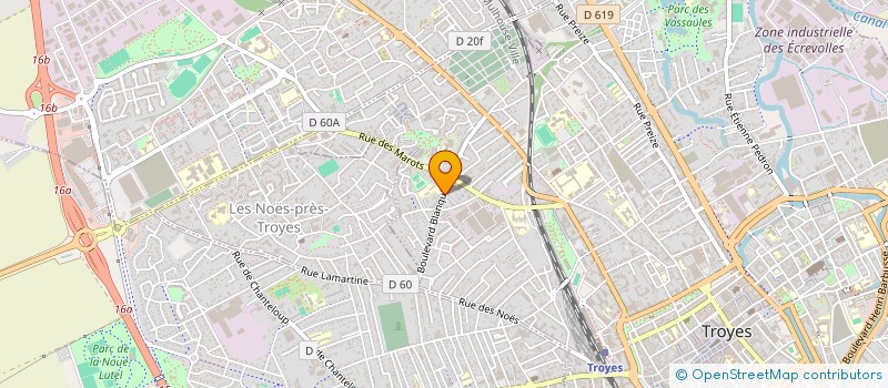 localisation de l'entreprise MADAME SARA BOUHERRAFA à TROYES