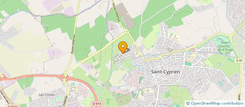 localisation de l'entreprise MADAME SARA BOUJNAH à SAINT-CYPRIEN