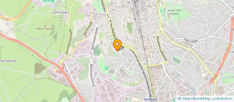 localisation de l'entreprise MADAME SARA BOULLICHE  SAINT-ETIENNE