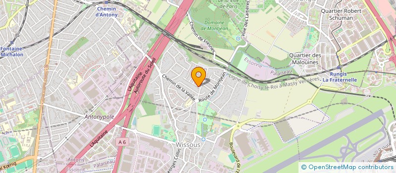 localisation de l'entreprise MADAME SARA BRIN  WISSOUS