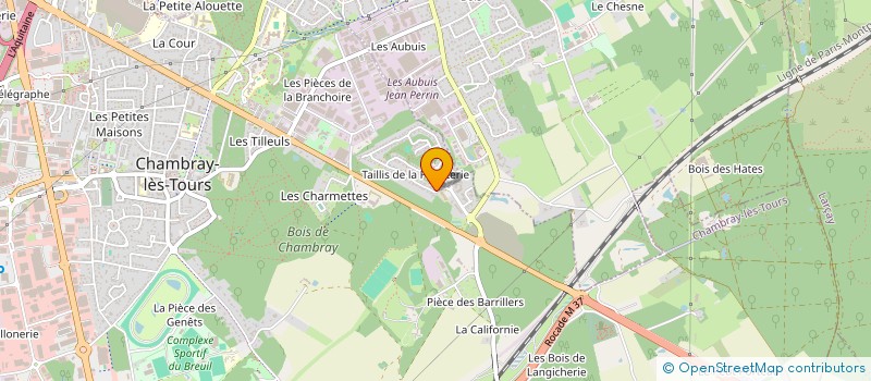 localisation de l'entreprise MADAME SARA BUREAU  CHAMBRAY-LES-TOURS