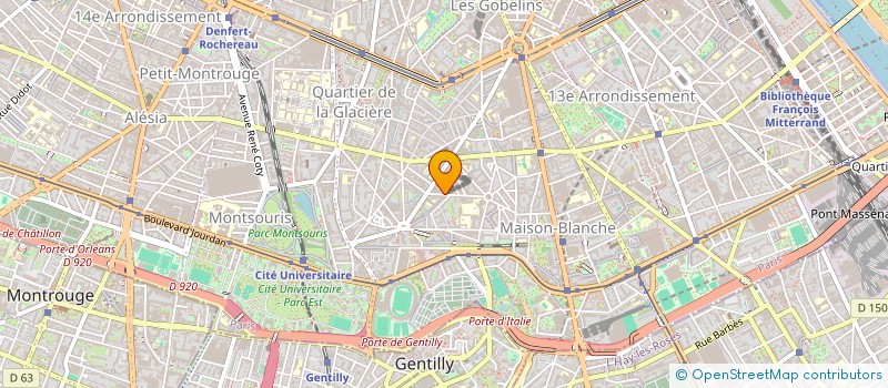 localisation de l'entreprise MADAME SARA CAMPO  PARIS