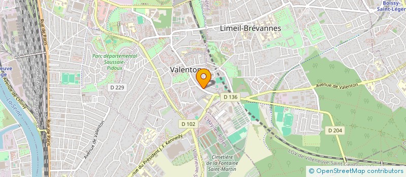 localisation de l'entreprise MADAME SARA CHEBALLAH à VALENTON