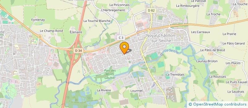 localisation de l'entreprise MADAME SARA CICEK à NOYAL-CHATILLON-SUR-SEICHE