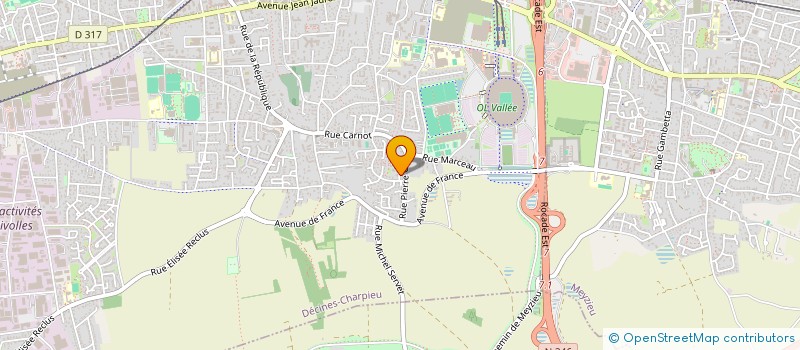 localisation de l'entreprise MADAME SARA COLOMBO  DECINES-CHARPIEU