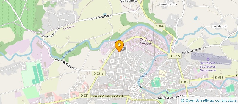 localisation de l'entreprise MADAME SARA COSTA  GRAULHET