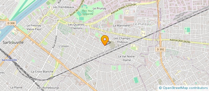 localisation de l'entreprise MADAME SARA DE ARAUJO  SARTROUVILLE