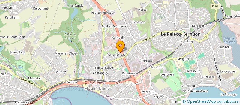 localisation de l'entreprise MADAME SARA DE PAOLA  LE RELECQ-KERHUON