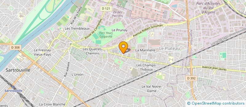 localisation de l'entreprise MADAME SARA DE SOUSA  SARTROUVILLE