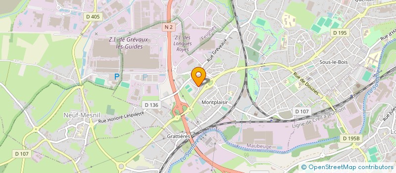 localisation de l'entreprise MADAME SARA DEHOUCHE  MAUBEUGE