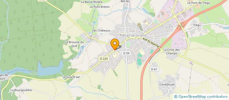 localisation de l'entreprise MADAME SARA DELVOYE  PAIMPONT