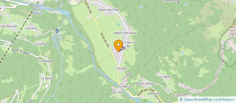 localisation de l'entreprise MADAME SARA DEPLACE  SAMOENS