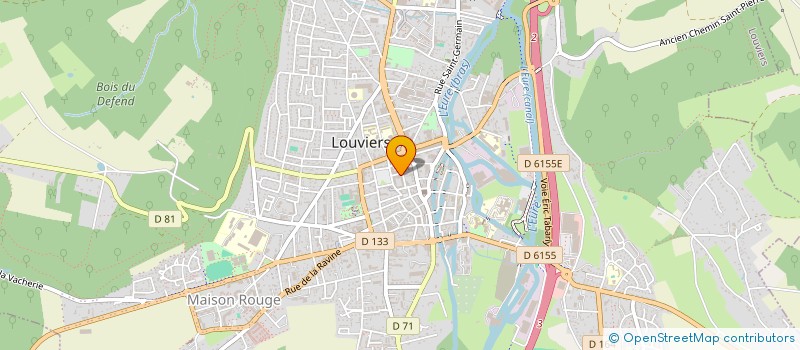 localisation de l'entreprise MADAME SARA DIOMANDE à LOUVIERS