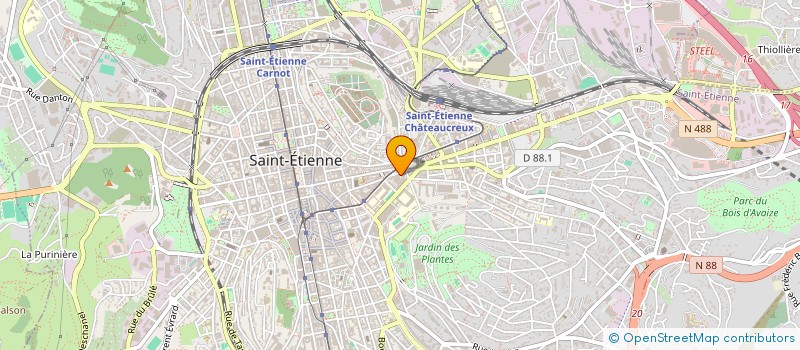 localisation de l'entreprise MADAME SARA DJEBABLIA à SAINT-ETIENNE