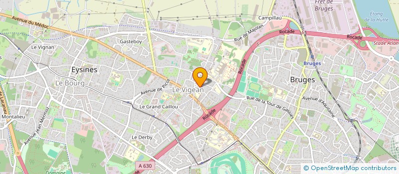 localisation de l'entreprise MADAME SARA DUBROCA  EYSINES