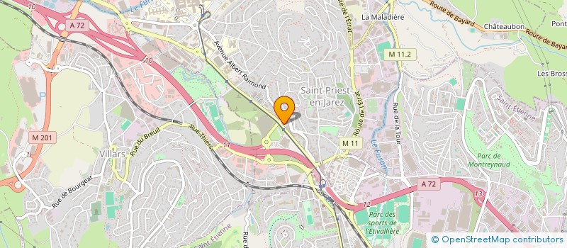 localisation de l'entreprise MADAME SARA DURAND  SAINT-PRIEST-EN-JAREZ