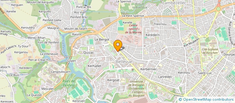 localisation de l'entreprise MADAME SARA EL HAJJ  BREST