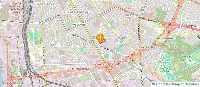 localisation de l'entreprise MADAME SARA EL OUARRAQE  LYON