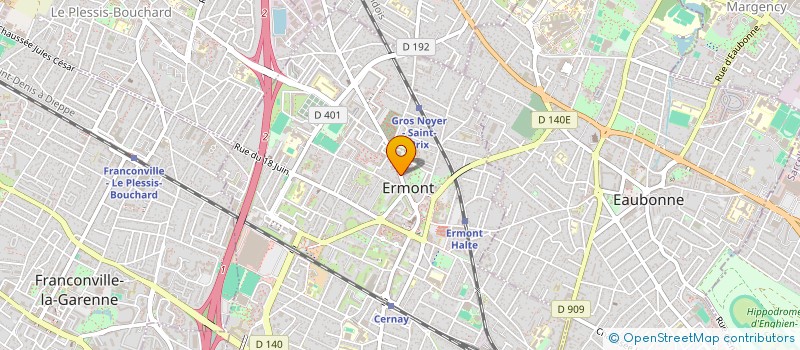 localisation de l'entreprise MADAME SARA FARCHOUKH  ERMONT