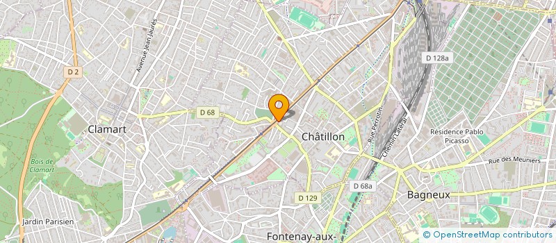 localisation de l'entreprise MADAME SARA FARJAN  CHATILLON