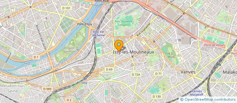 localisation de l'entreprise MADAME SARA FEIZMOHAMMADI à ISSY-LES-MOULINEAUX