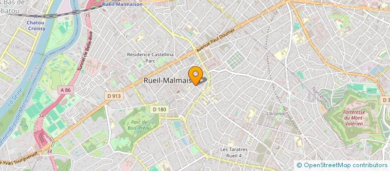 localisation de l'entreprise MADAME SARA FERNANDES à RUEIL-MALMAISON