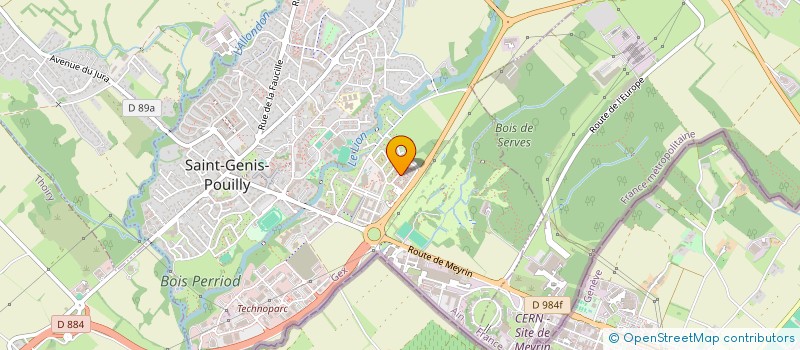 localisation de l'entreprise MADAME SARA GAGOULA  SAINT-GENIS-POUILLY