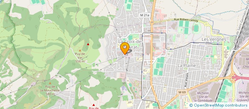 localisation de l'entreprise MADAME SARA GAIDI  CLERMONT-FERRAND