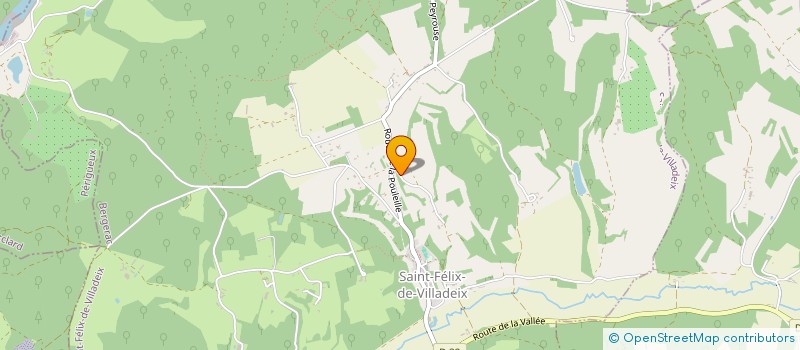 localisation de l'entreprise MADAME SARA GAILLOT  SAINT-FELIX-DE-VILLADEIX