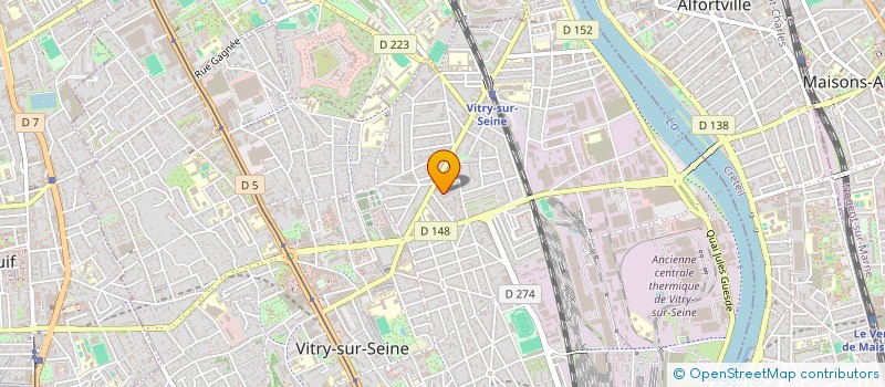 localisation de l'entreprise MADAME SARA GAISSEAU  VITRY-SUR-SEINE