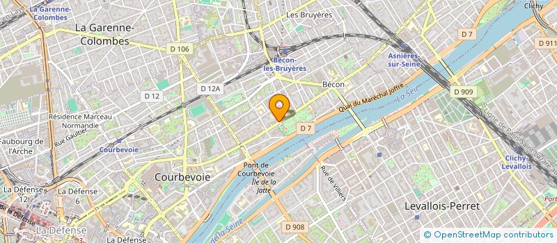 localisation de l'entreprise MADAME SARA GHAZNAVI DOUZANDEH à COURBEVOIE