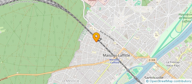 localisation de l'entreprise MADAME SARA GHISGANT à MAISONS-LAFFITTE