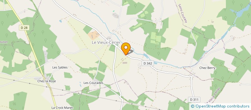 localisation de l'entreprise MADAME SARA GILES à LE VIEUX-CERIER