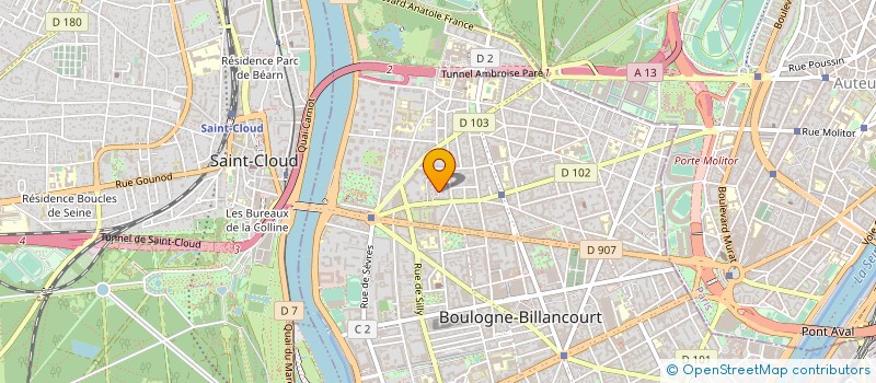 localisation de l'entreprise MADAME SARA GOC à BOULOGNE-BILLANCOURT