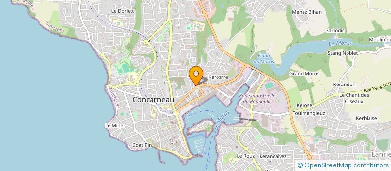 localisation de l'entreprise MADAME SARA GUEDES à CONCARNEAU