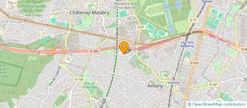 localisation de l'entreprise MADAME SARA HABOUDANE à ANTONY