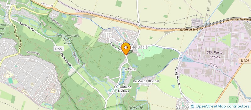 localisation de l'entreprise MADAME SARA HAMBERG  VILLIERS-LE-BACLE