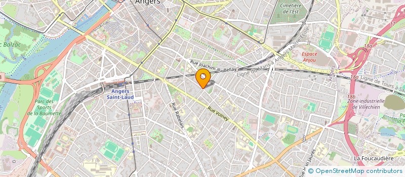 localisation de l'entreprise MADAME SARA HAMDINE à ANGERS