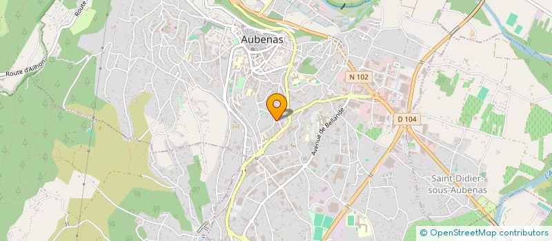 localisation de l'entreprise MADAME SARA HASSAINE à AUBENAS