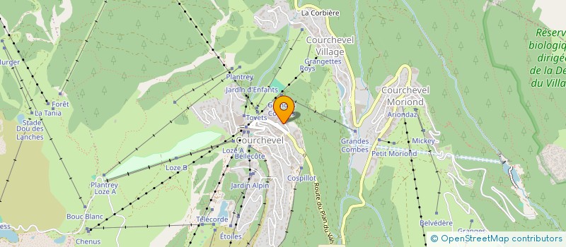 localisation de l'entreprise MADAME SARA HEADLAM à COURCHEVEL