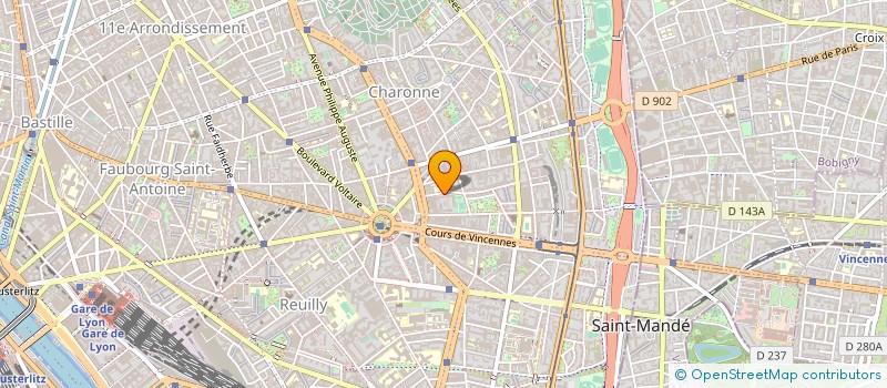 localisation de l'entreprise MADAME SARA HILAIRE  PARIS