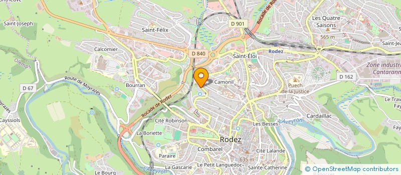 localisation de l'entreprise MADAME SARA HIMIT  RODEZ