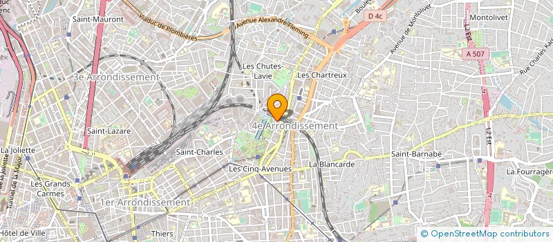 localisation de l'entreprise MADAME SARA HUG à MARSEILLE