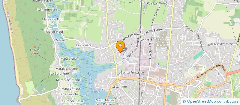 localisation de l'entreprise MADAME SARA INIZAN à LES SABLES-D'OLONNE