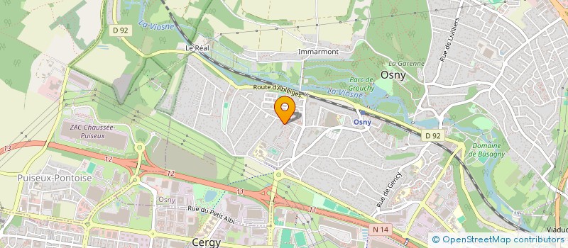 localisation de l'entreprise MADAME SARA IQBAL  OSNY