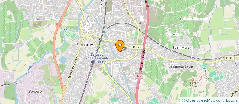 localisation de l'entreprise MADAME SARA JAAFAR  SORGUES