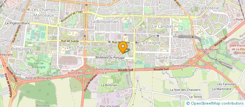 localisation de l'entreprise MADAME SARA JEAN  RENNES