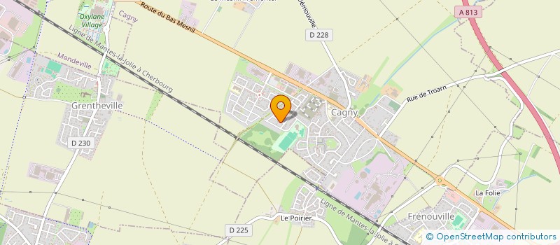 localisation de l'entreprise MADAME SARA JOVELIN  CAGNY