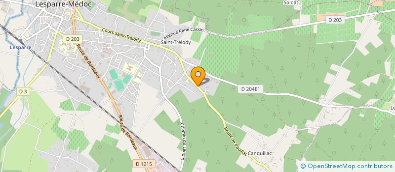 localisation de l'entreprise MADAME SARA JUGLA  LESPARRE-MEDOC