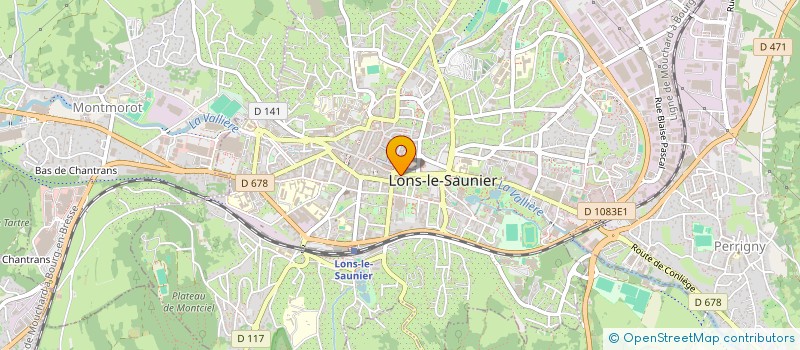 localisation de l'entreprise MADAME SARA KINDELBERGER à LONS-LE-SAUNIER